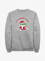 Star Wars The Mandalorian Santa Grogu Up To Snow Good Sweatshirt