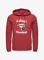 Star Wars The Mandalorian Santa Grogu Galaxy's Greetings Hoodie