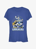 Disney Mickey Mouse Happy Hanukkah Friends Girls T-Shirt