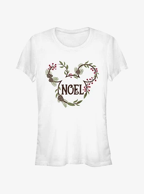 Disney Mickey Mouse Noel Mistletoe Ears Girls T-Shirt