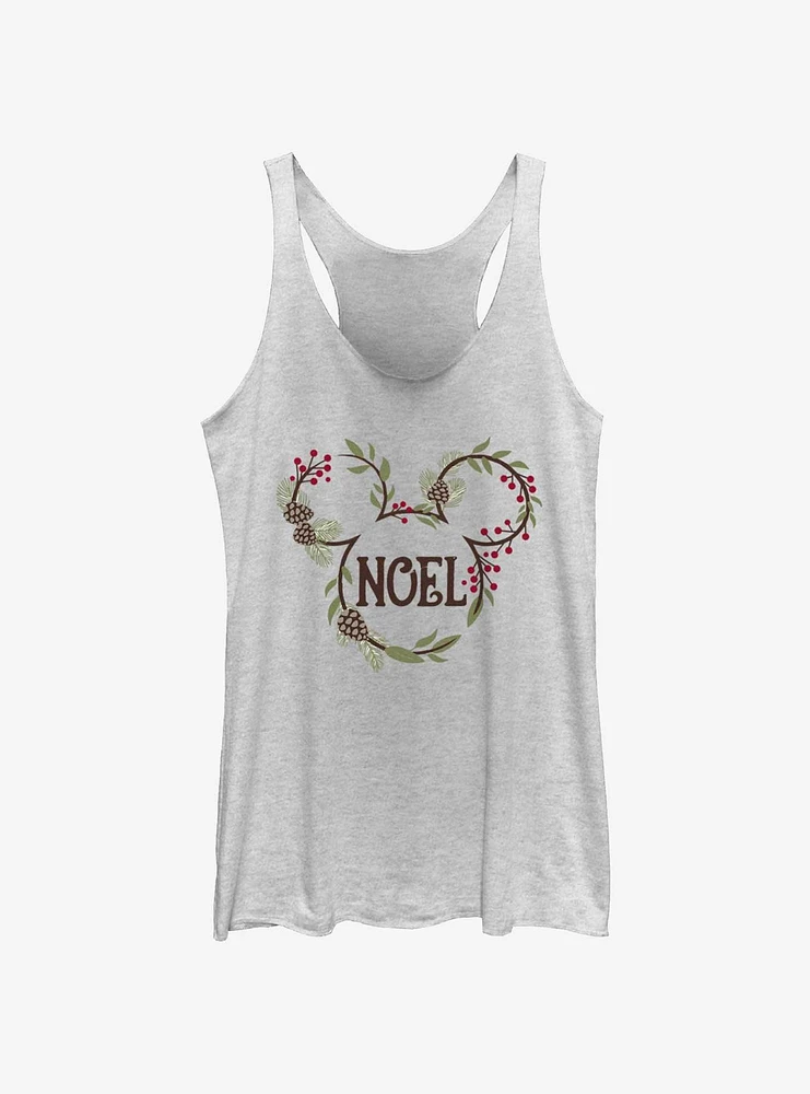 Disney Mickey Mouse Noel Mistletoe Ears Girls Tank