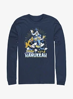 Disney Mickey Mouse Happy Hanukkah Friends Long-Sleeve T-Shirt