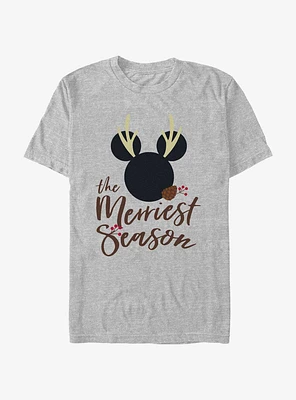 Disney Mickey Mouse Merriest Season T-Shirt