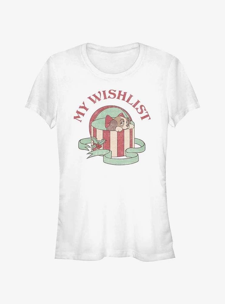 Disney Lady and the Tramp My Wishlist Girls T-Shirt