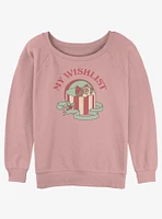 Disney Lady and the Tramp My Wishlist Girls Slouchy Sweatshirt