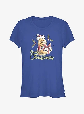 Disney Winnie The Pooh Berry Christmas Girls T-Shirt