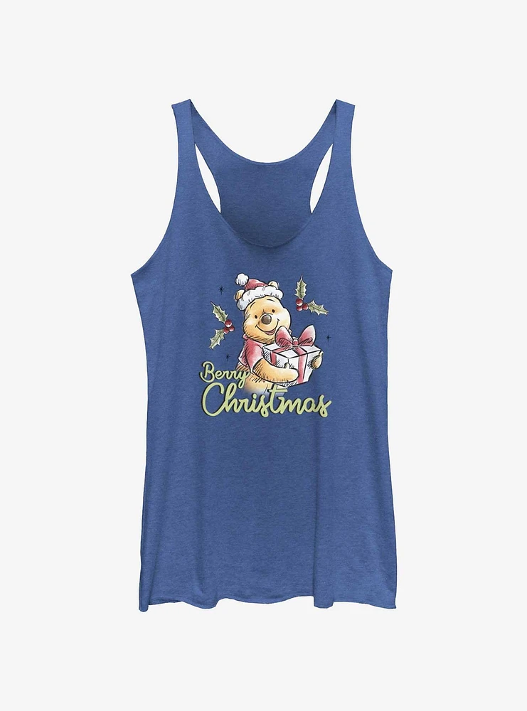 Disney Winnie The Pooh Berry Christmas Girls Tank