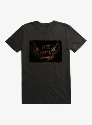 House Of The Dragon Fire WIll Reign T-Shirt