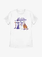 Disney Aladdin Group Shot Womens T-Shirt