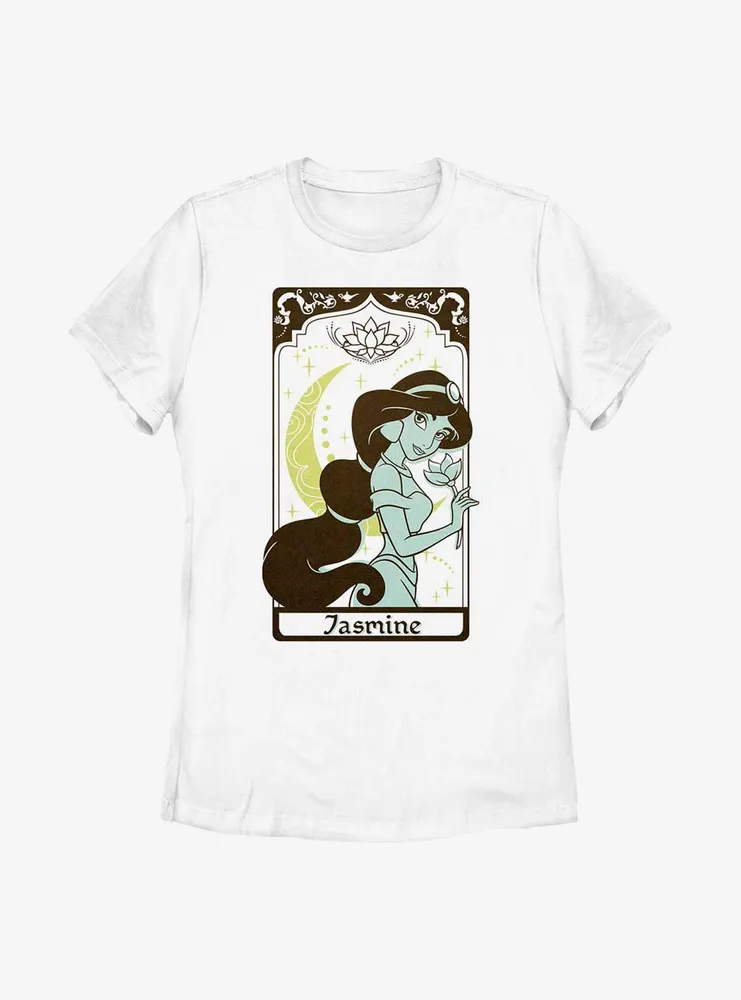 Disney Aladdin Tarot Card Jasmine Womens T-Shirt