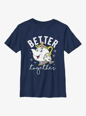 Disney Beauty And The Beast Mrs. Potts & Chip Better Together Youth T-Shirt