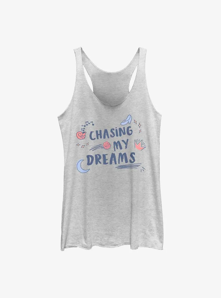 Disney Princesses Chasing My Dreams Womens Tank Top