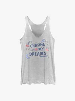 Disney Princesses Chasing My Dreams Womens Tank Top