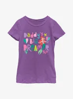 Disney The Little Mermaid Ariel Daddy's Big Dreamer Youth Girls T-Shirt