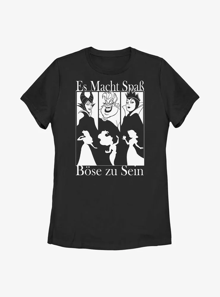 Disney The Little Mermaid German Good To Be Bad Womens T-Shirt