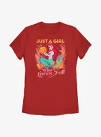 Disney The Little Mermaid Pumpkin Ariel Womens T-Shirt