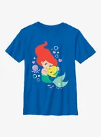 Disney The Little Mermaid Ariel and Flounder Youth T-Shirt