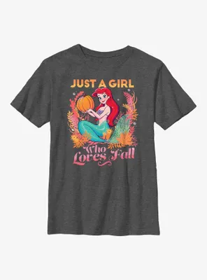 Disney The Little Mermaid Pumpkin Ariel Youth T-Shirt