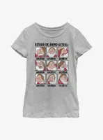 Disney Snow White and the Seven Dwarfs Spanish Grumpy Youth Girls T-Shirt