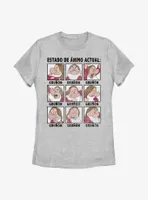 Disney Snow White and the Seven Dwarfs Spanish Grumpy Womens T-Shirt