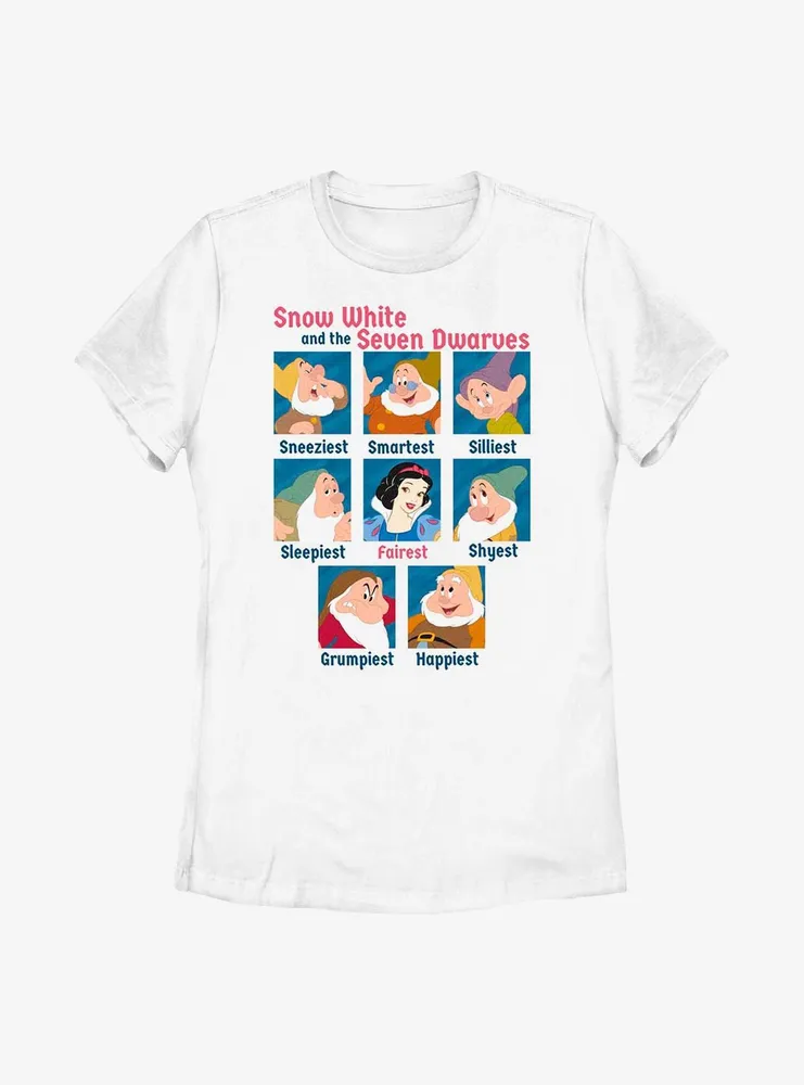 Disney Snow White and the Seven Dwarfs Yearbook Womens T-Shirt