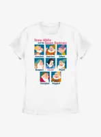 Disney Snow White and the Seven Dwarfs Yearbook Womens T-Shirt