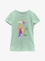 Disney Tangled Rapunzel Group Cartoon Youth Girls T-Shirt