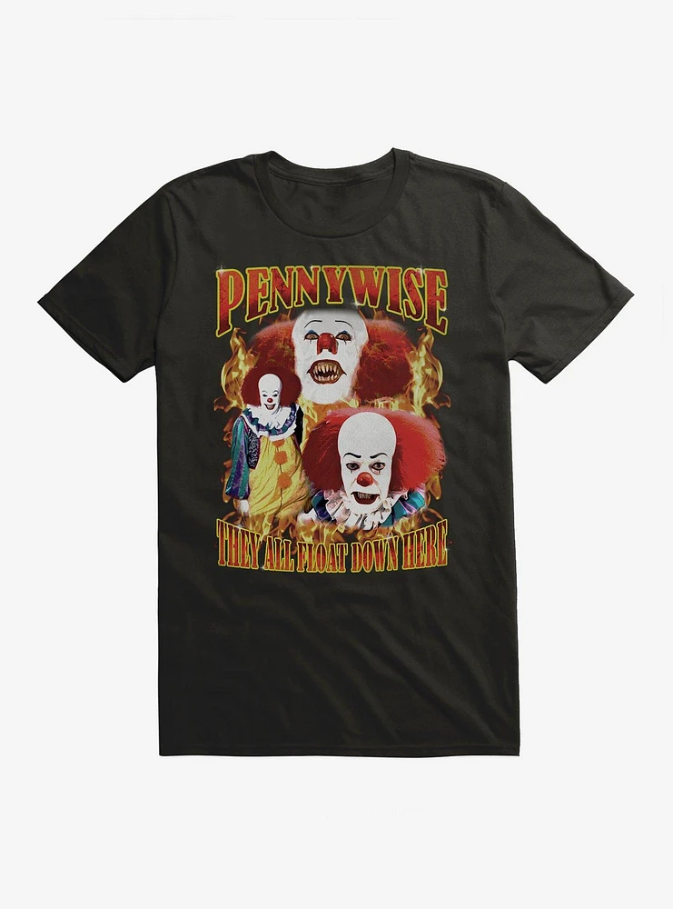 IT Pennywise We All Float Down Here T-Shirt