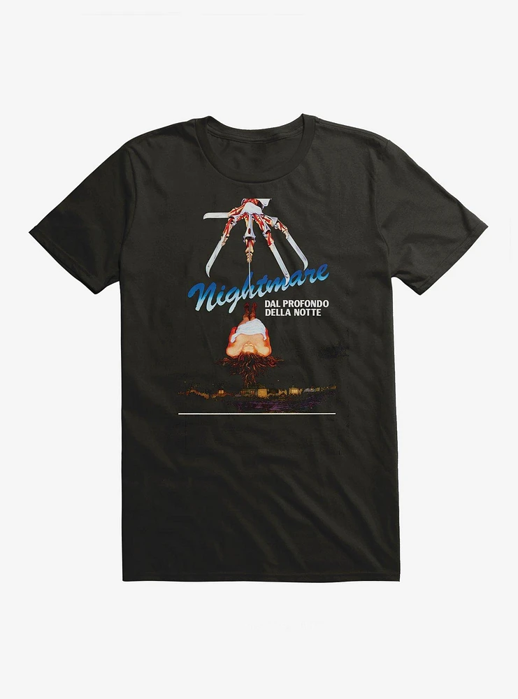 A Nightmare On Elm Street Italian Movie Poster T-Shirt