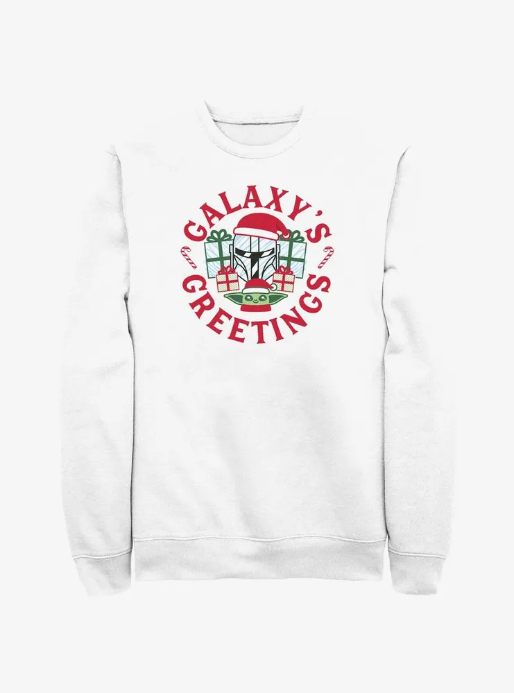 Star Wars The Mandalorian Galaxy's Greetings Sweatshirt