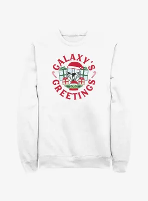 Star Wars The Mandalorian Galaxy's Greetings Sweatshirt