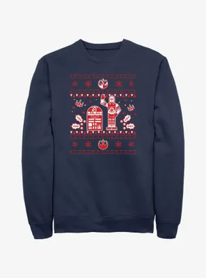 Star Wars Droid Ugly Christmas Pattern Sweatshirt