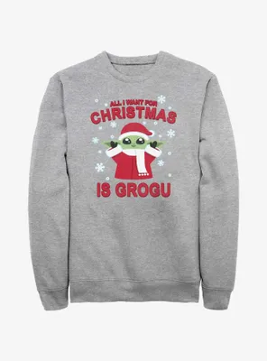 Star Wars The Mandalorian All I Want For Christmas Sweatshirt