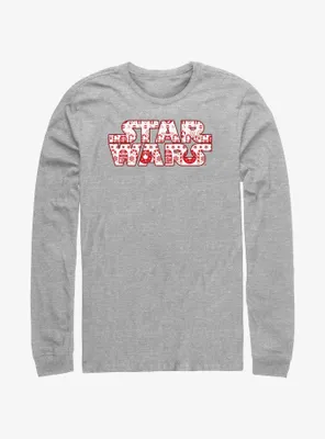Star Wars Christmas Logo Fill Long-Sleeve T-Shirt