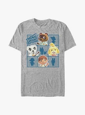 Nintendo Animal Crossing Islanders Grid T-Shirt