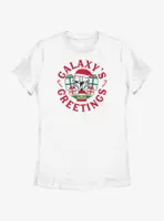 Star Wars The Mandalorian Galaxy's Greetings Womens T-Shirt