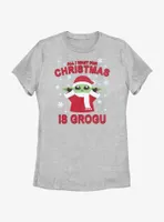 Star Wars The Mandalorian All I Want For Christmas Womens T-Shirt