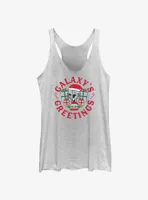 Star Wars The Mandalorian Galaxy's Greetings Womens Tank Top