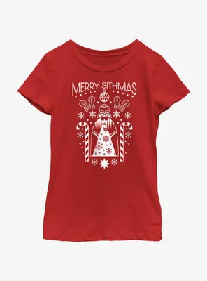 Star Wars Merry Sithmas Youth Girls T-Shirt