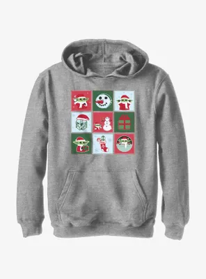 Star Wars The Mandalorian Holiday Boxes Youth Hoodie