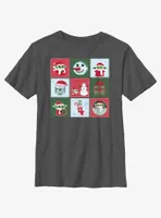 Star Wars The Mandalorian Holiday Boxes Youth T-Shirt