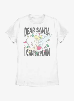 Disney Tinker Bell Dear Santa Womens T-Shirt