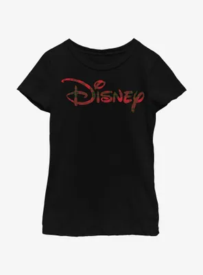 Disney Holiday Logo Youth Girls T-Shirt