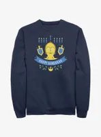 Star Wars C-3PO Hanukkah Sweatshirt