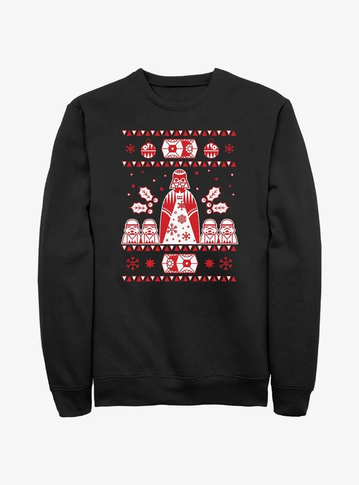 Star Wars Empire Ugly Christmas Pattern Sweatshirt