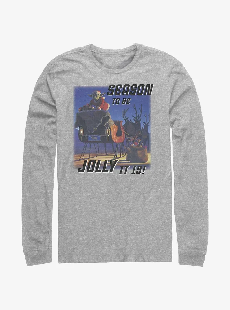 Star Wars Yoda Season To Be Jolly It Is Long-Sleeve T-Shirt