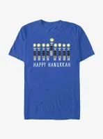 Star Wars Light Saber Hanukkah Menorah T-Shirt