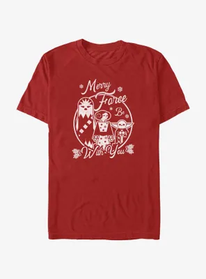 Star Wars Merry Force Be With You T-Shirt