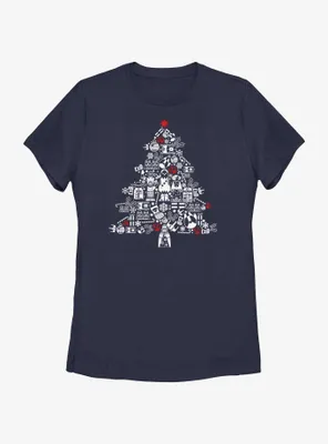 Star Wars Christmas Tree Fill Womens T-Shirt