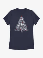 Star Wars Christmas Tree Fill Womens T-Shirt